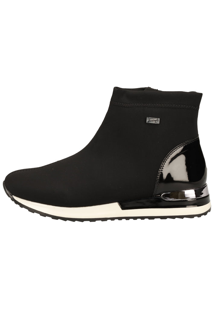 Remonte Stiefelette Lederimitat Schwarz - surf4shoes