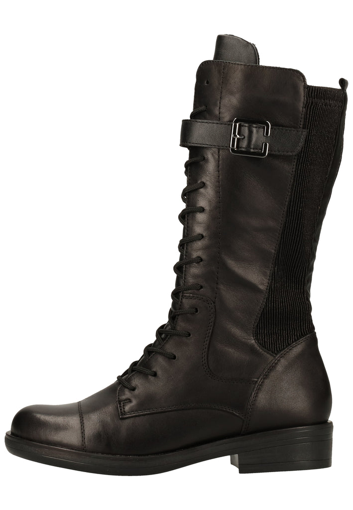 Remonte Stiefel Leder/Textil Schwarz - surf4shoes