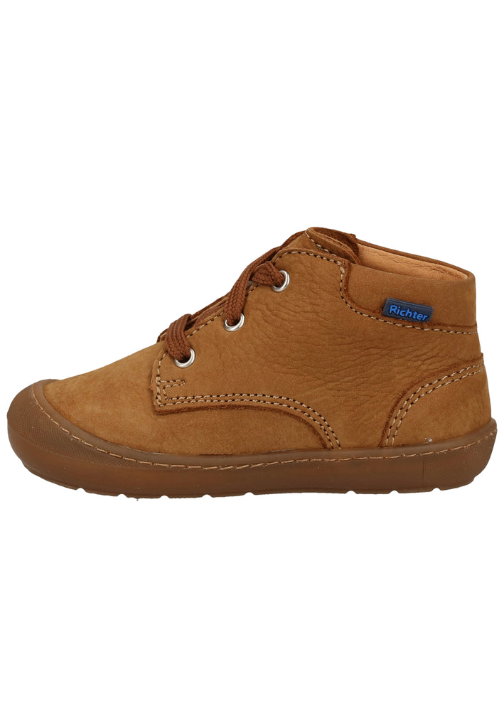 Richter Halbschuhe Nubukleder Cognac - surf4shoes