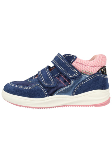 Richter Sneaker Veloursleder/Textil Blau/Pink - surf4shoes