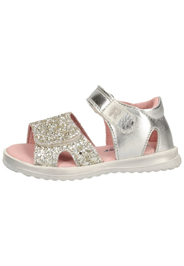 Richter Sandalen Leder/Textil Silber - surf4shoes