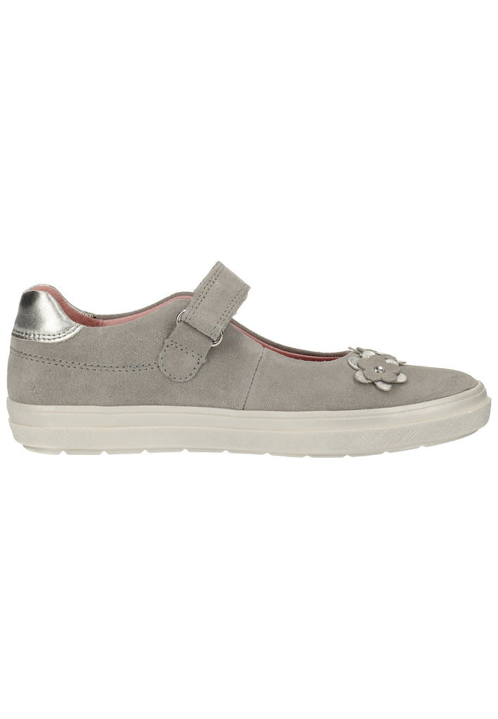 Richter Ballerinas Veloursleder Grau/Silber - surf4shoes