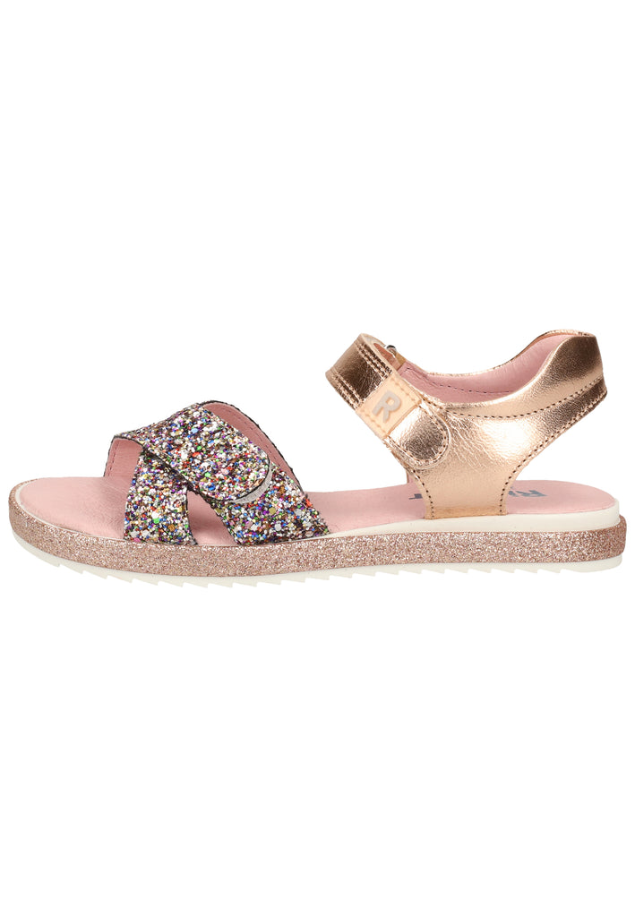 Richter Sandalen Leder/Textil Gold/Rosa - surf4shoes
