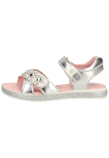 Richter Sandalen Leder/Textil Silber - surf4shoes