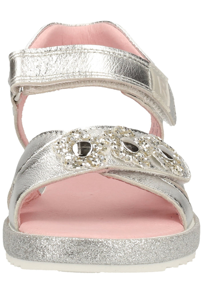 Richter Sandalen Leder/Textil Silber - surf4shoes