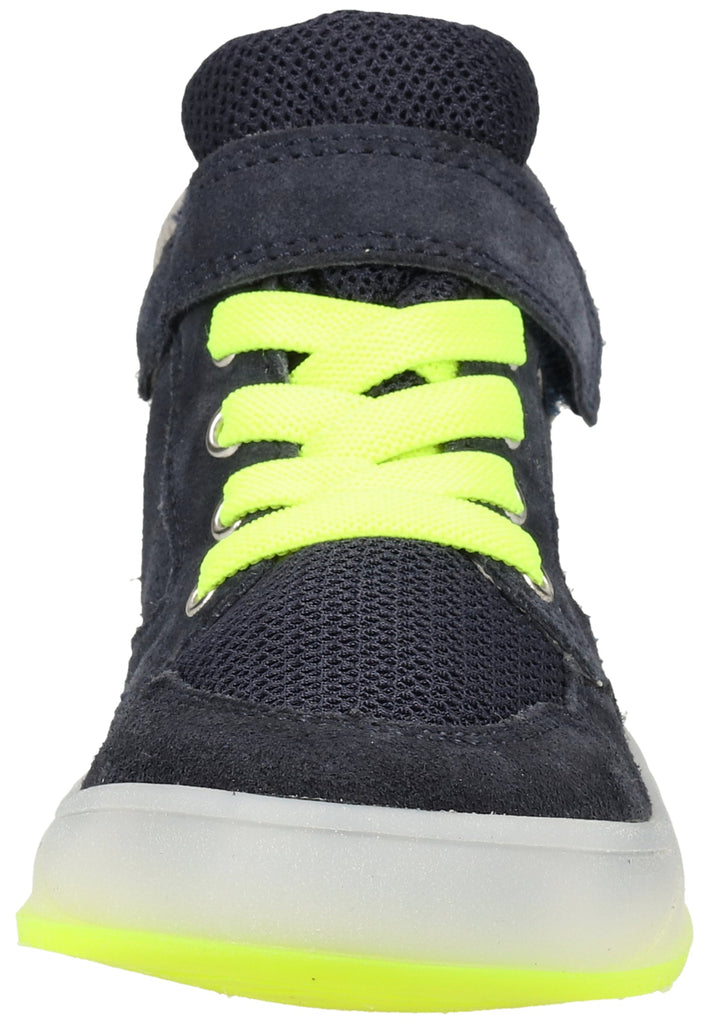 Richter Sneaker Leder/Textil Blau/Gelb - surf4shoes