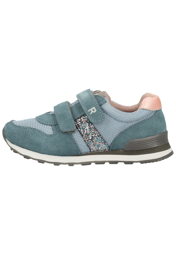 Richter Sneaker Veloursleder/Textil Blau/Pink - surf4shoes