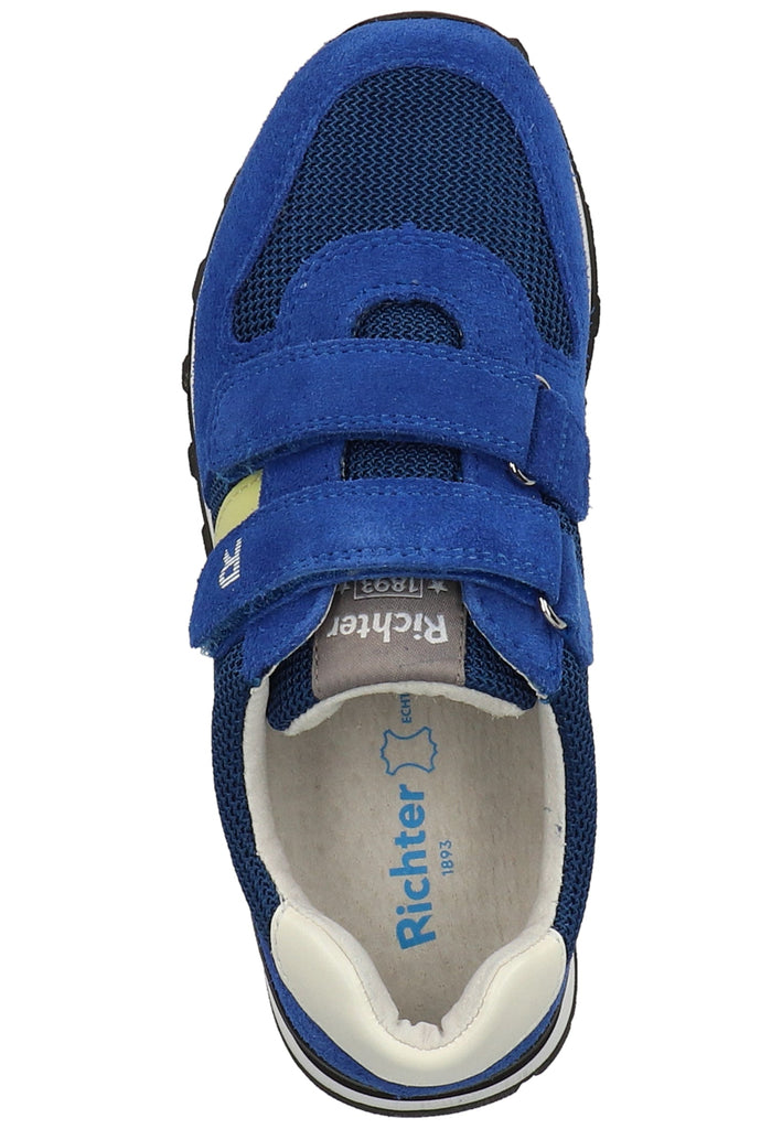 Richter Sneaker Veloursleder/Textil Blau/Weiß - surf4shoes