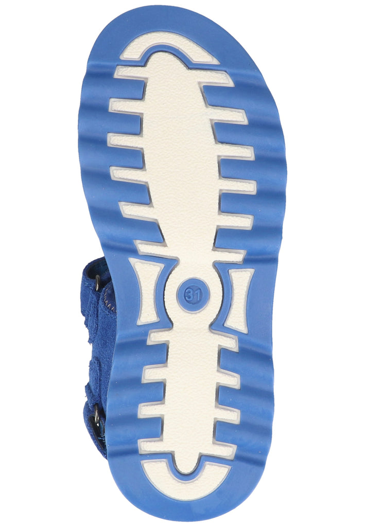 Richter Sandalen Leder/Textil Blau/Grau - surf4shoes