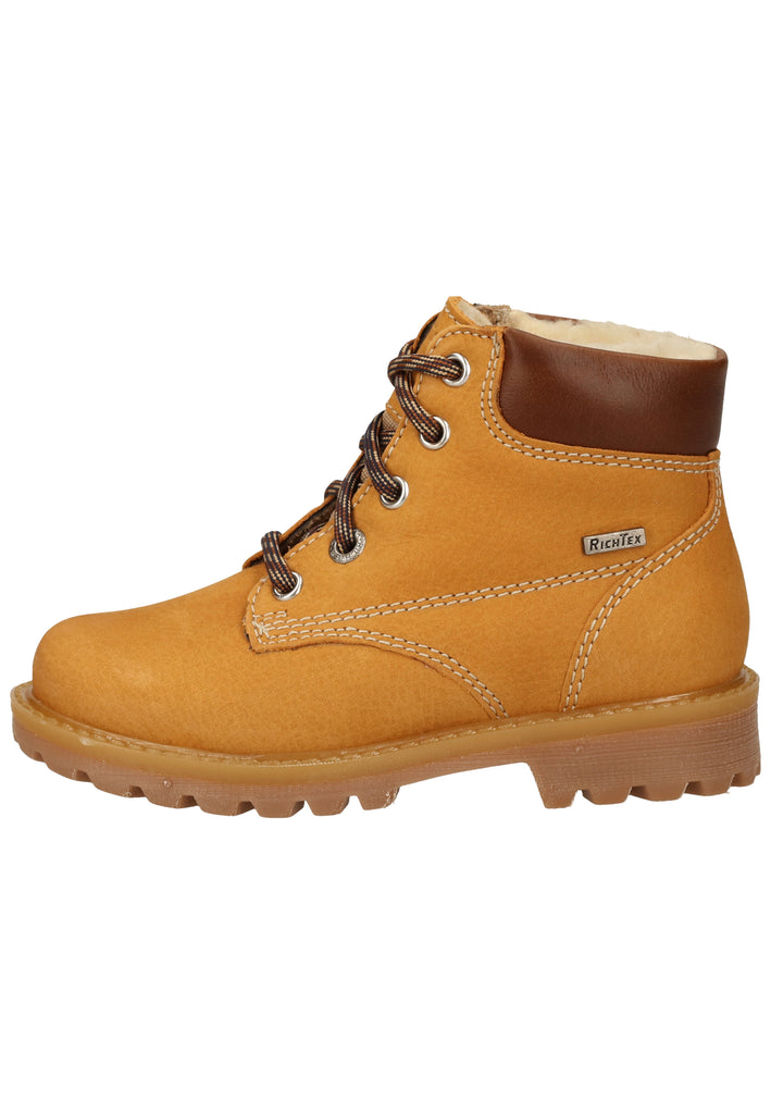 Richter Stiefelette Nubukleder Curry Warmfutter - surf4shoes
