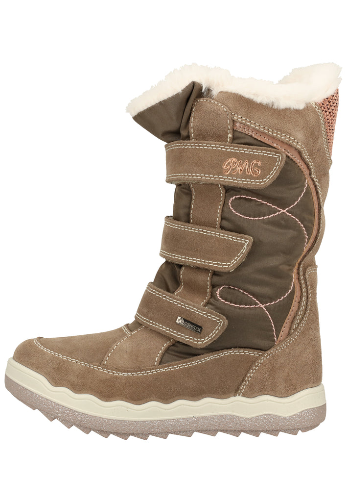 Primigi Stiefel Leder/Textil Beige Warmfutter - surf4shoes