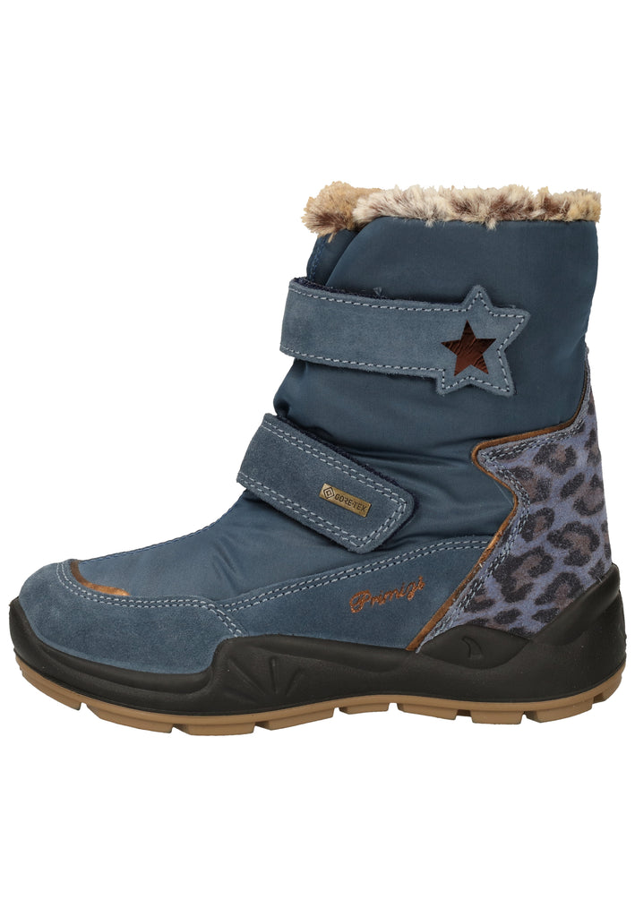 Primigi Stiefel Leder/Textil Blau Warmfutter - surf4shoes