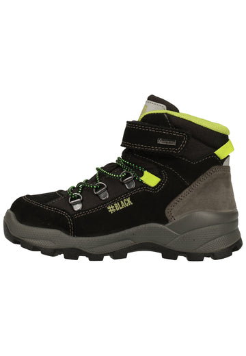 Primigi Stiefelette Leder/Textil Schwarz - surf4shoes