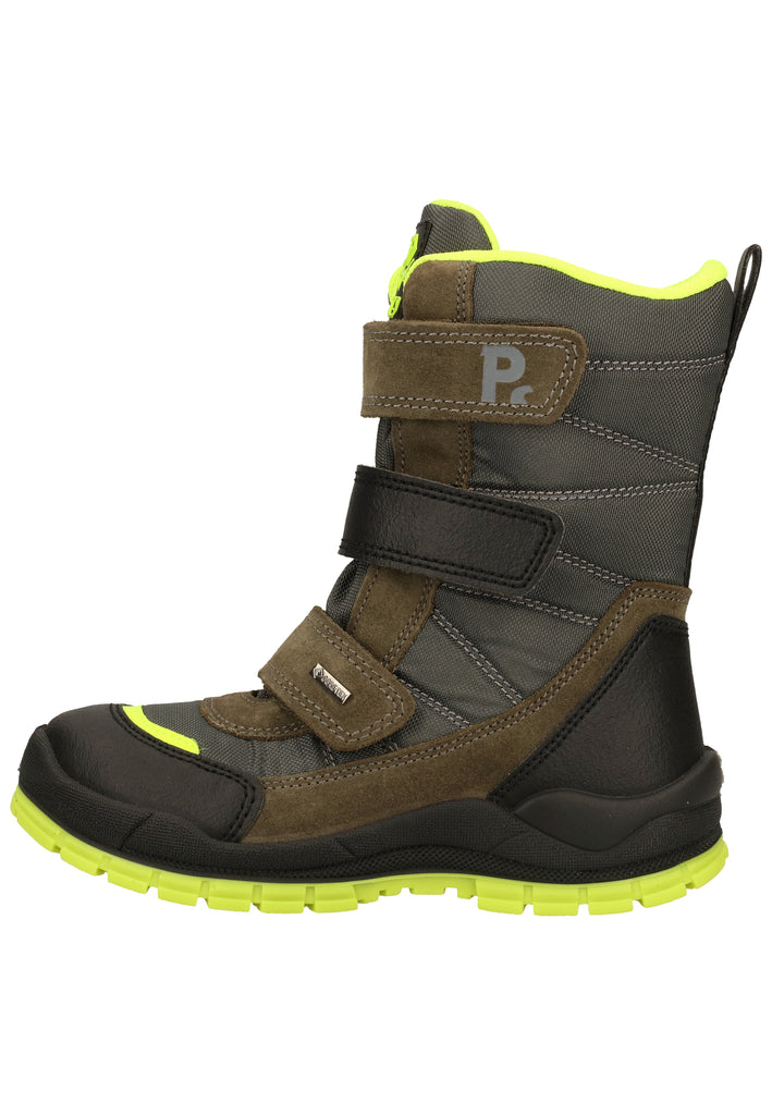 Primigi Stiefel Leder/Textil Grau Warmfutter - surf4shoes
