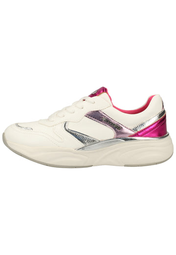 Dockers Sneaker Lederimitat Weiß/Rot - surf4shoes