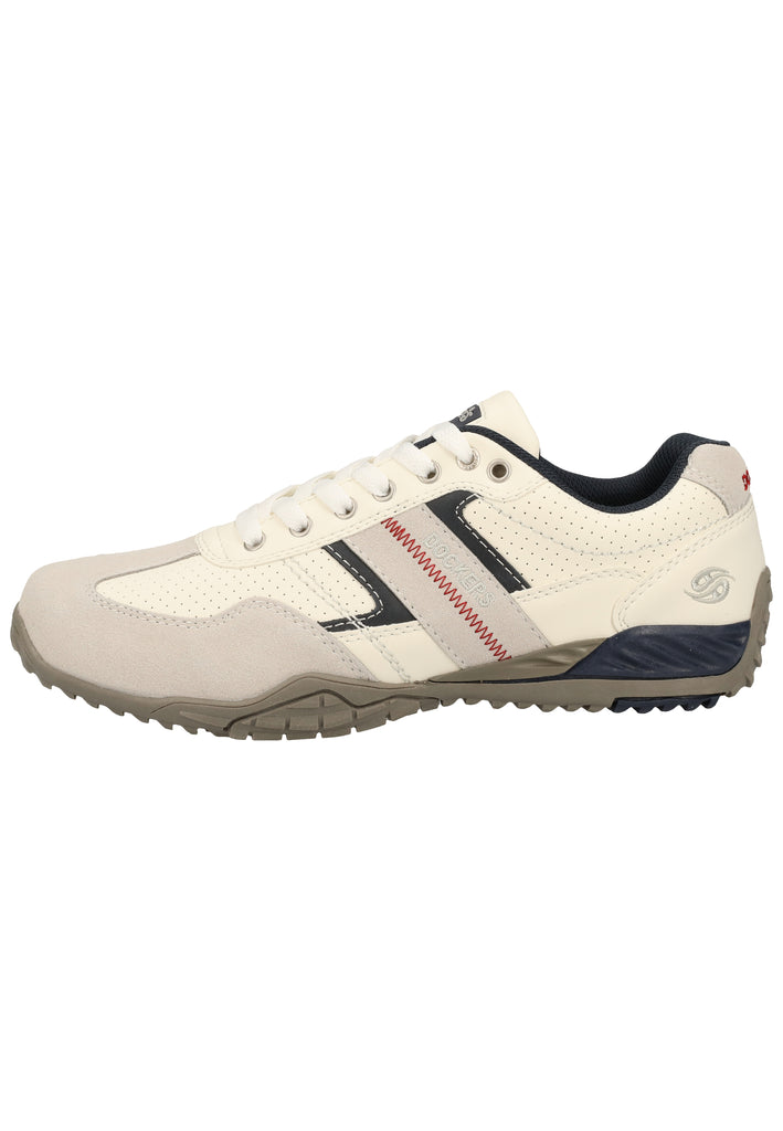 Dockers Sneaker Lederimitat/Textil Weiß - surf4shoes