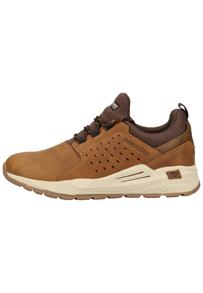 Dockers Sneaker Lederimitat/Textil Cognac - surf4shoes