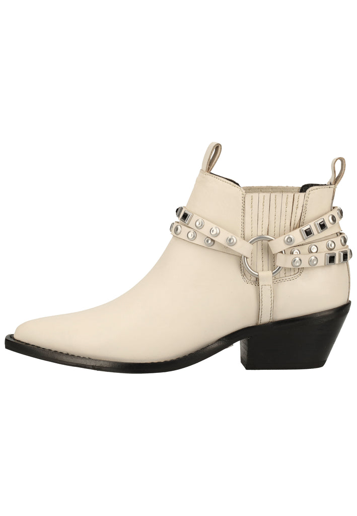 Bronx Stiefelette Leder Beige - surf4shoes