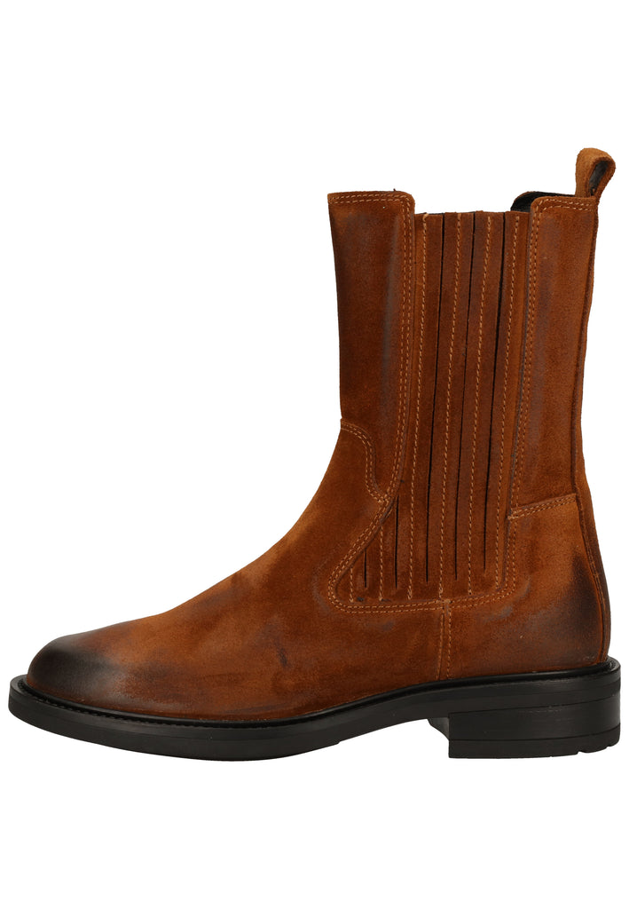 Bronx Stiefel Veloursleder Cognac - surf4shoes