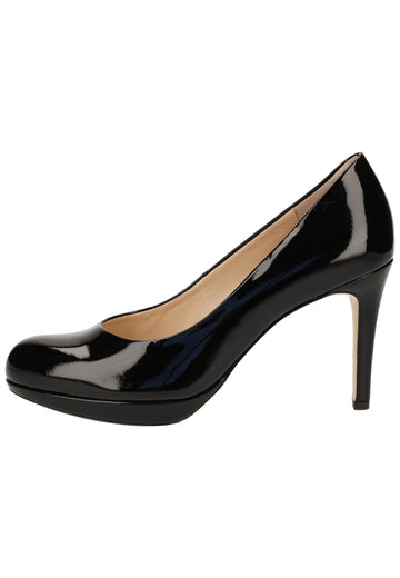 Högl Pumps Leder Schwarz Lack - surf4shoes