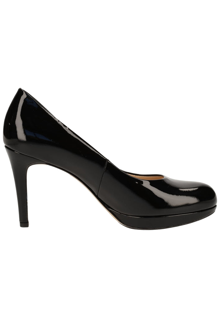 Högl Pumps Leder Schwarz Lack - surf4shoes