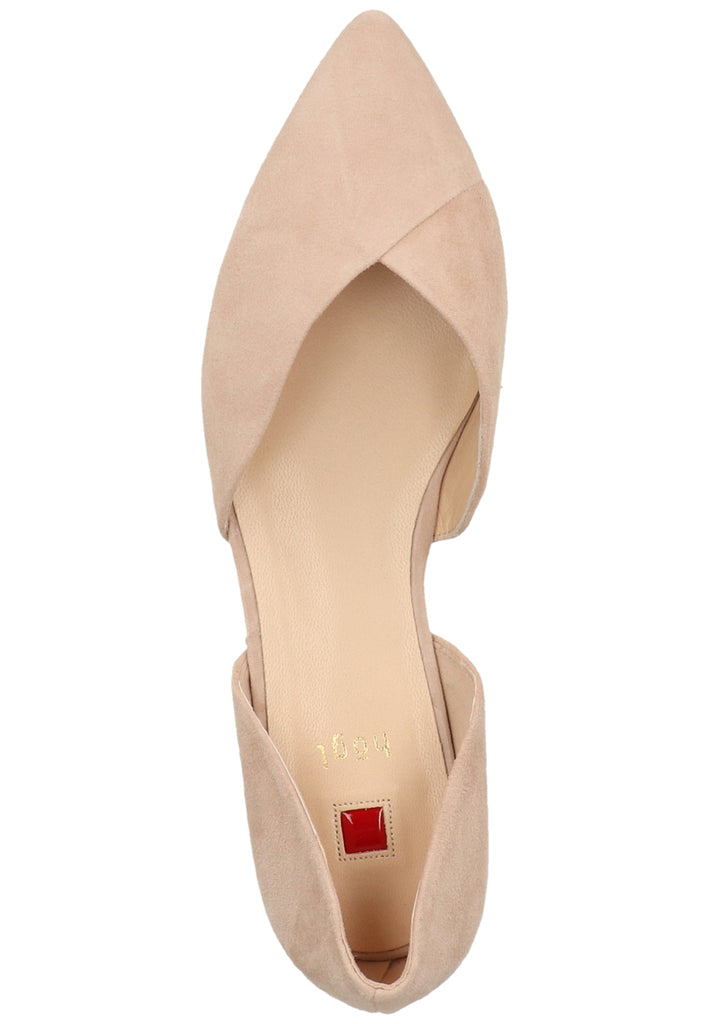 Högl Slipper Veloursleder Nude - surf4shoes