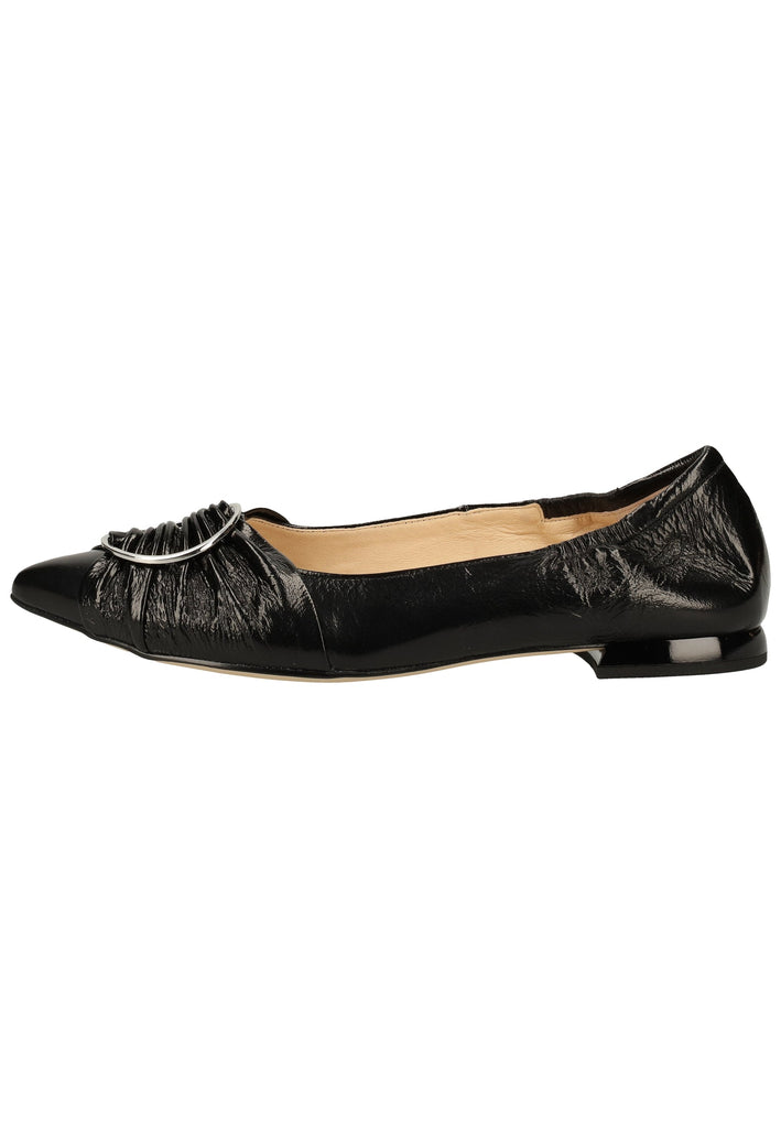 Högl Ballerinas Leder Schwarz Lack - surf4shoes