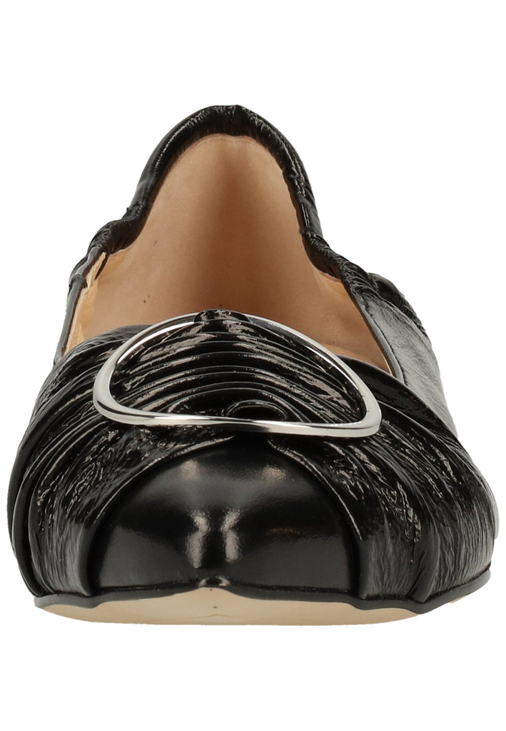 Högl Ballerinas Leder Schwarz Lack - surf4shoes