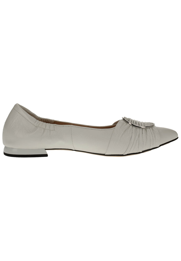 Högl Ballerinas Leder Weiß Lack - surf4shoes