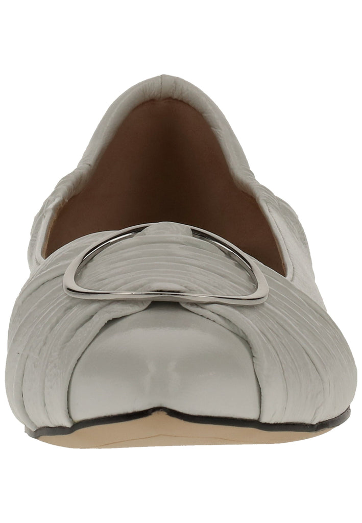 Högl Ballerinas Leder Weiß Lack - surf4shoes