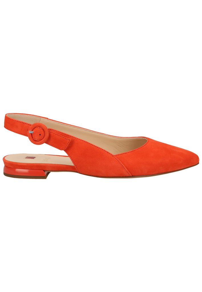 Högl Ballerinas Veloursleder Orange - surf4shoes