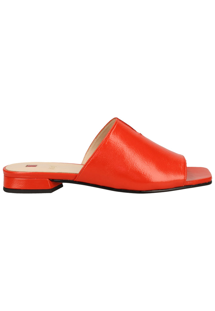 Högl Pantoletten Leder Orange - surf4shoes