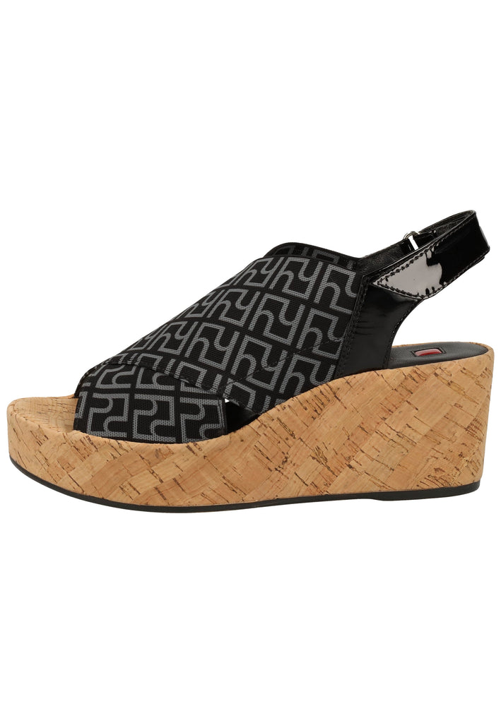 Högl Sandalen Textil Schwarz - surf4shoes