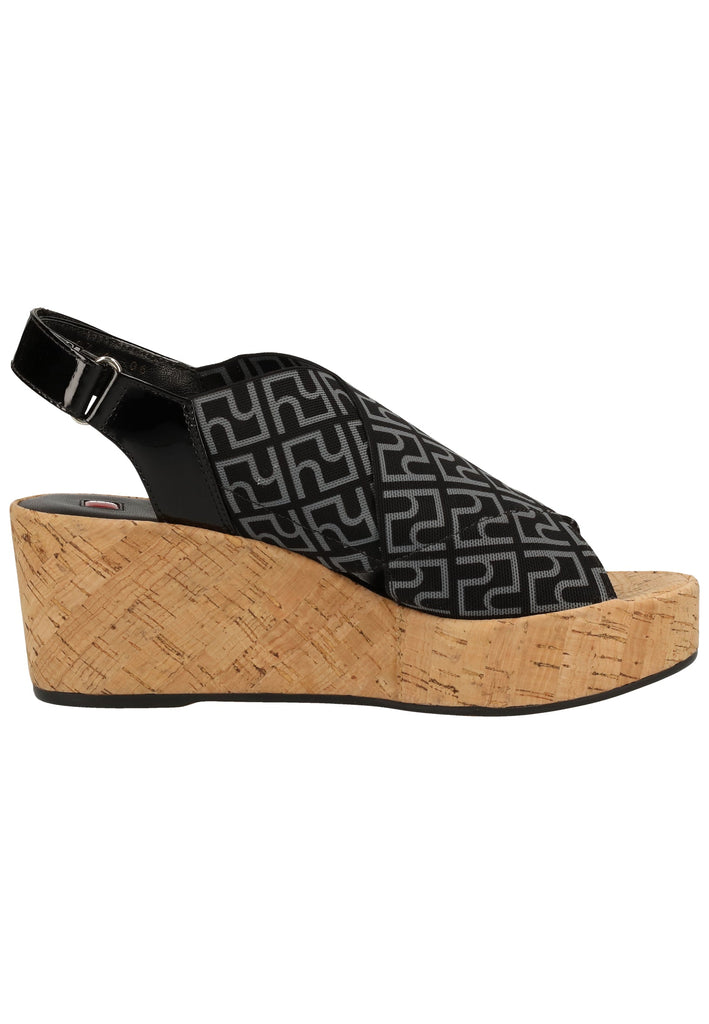 Högl Sandalen Textil Schwarz - surf4shoes