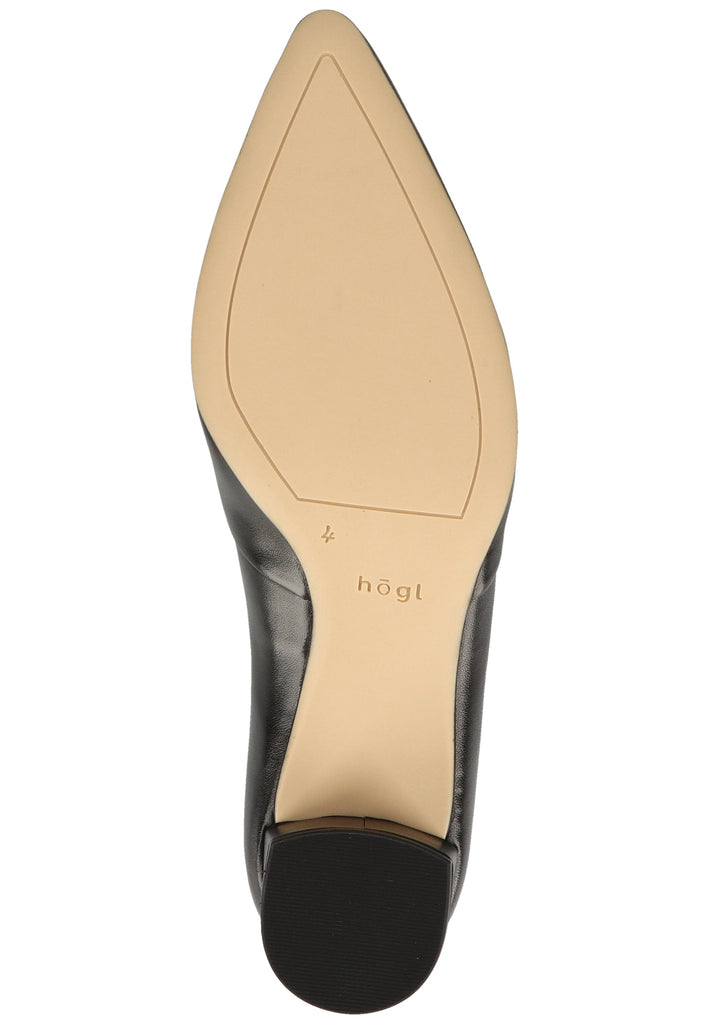Högl Pumps Leder Schwarz - surf4shoes
