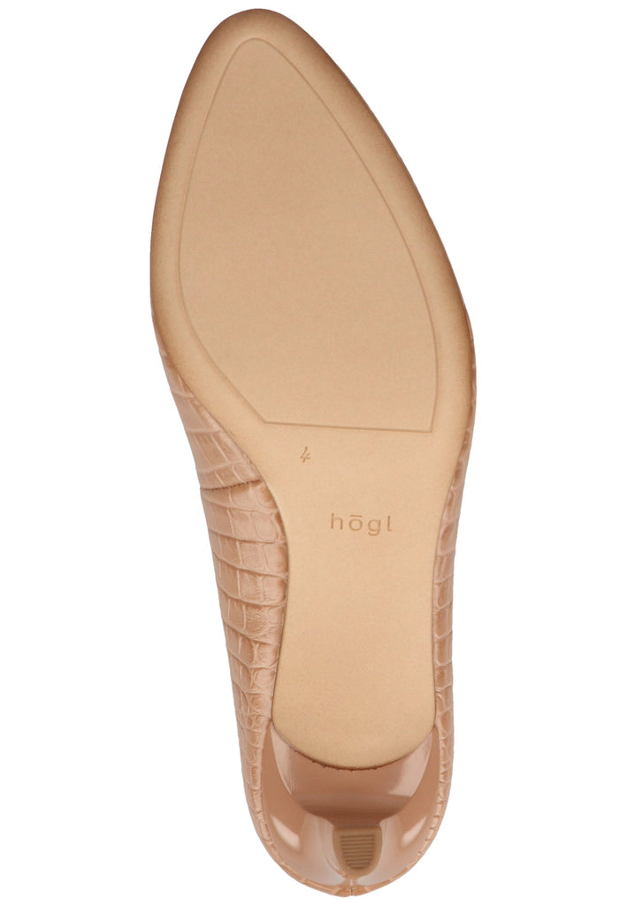 Högl Pumps Leder Nude - surf4shoes