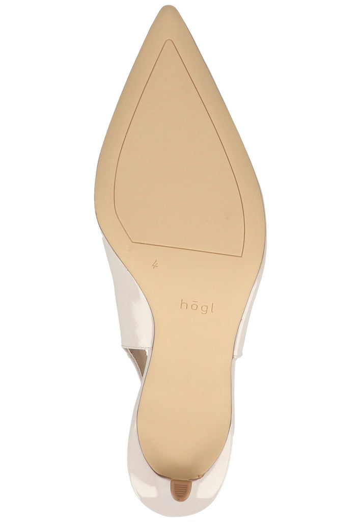 Högl Pumps Leder Grau Lack - surf4shoes