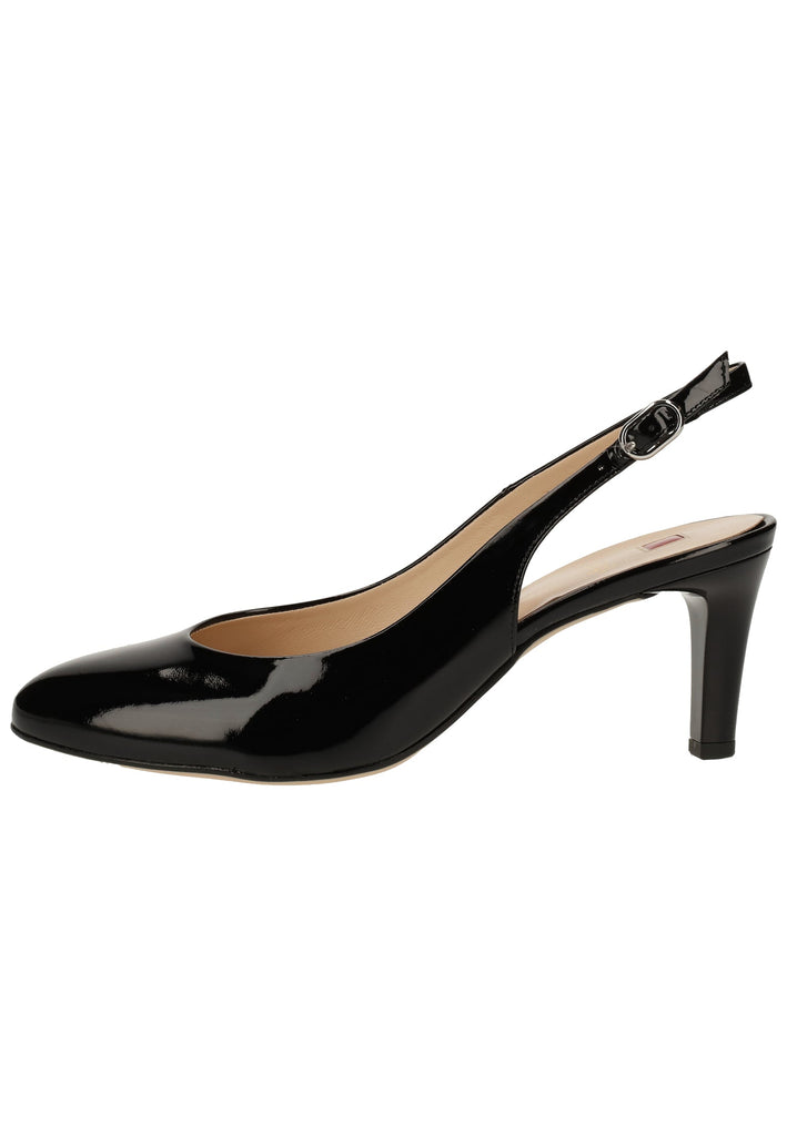 Högl Pumps Leder Schwarz Lack - surf4shoes