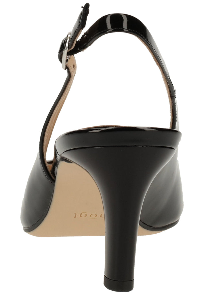 Högl Pumps Leder Schwarz Lack - surf4shoes