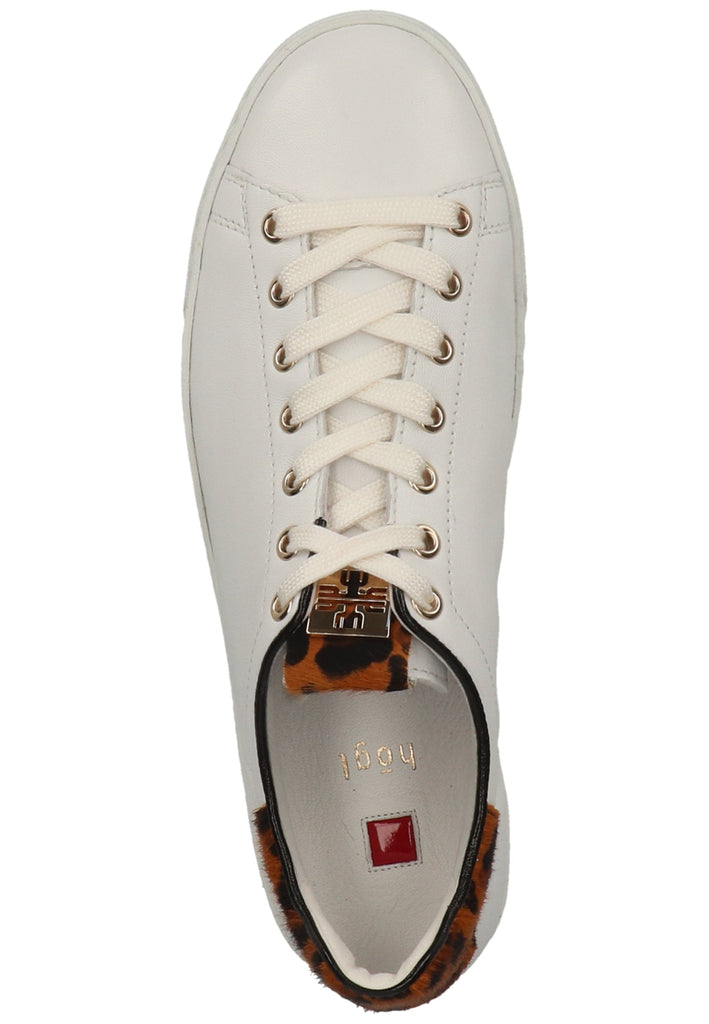 Högl Sneaker Leder Weiß/Gelb - surf4shoes