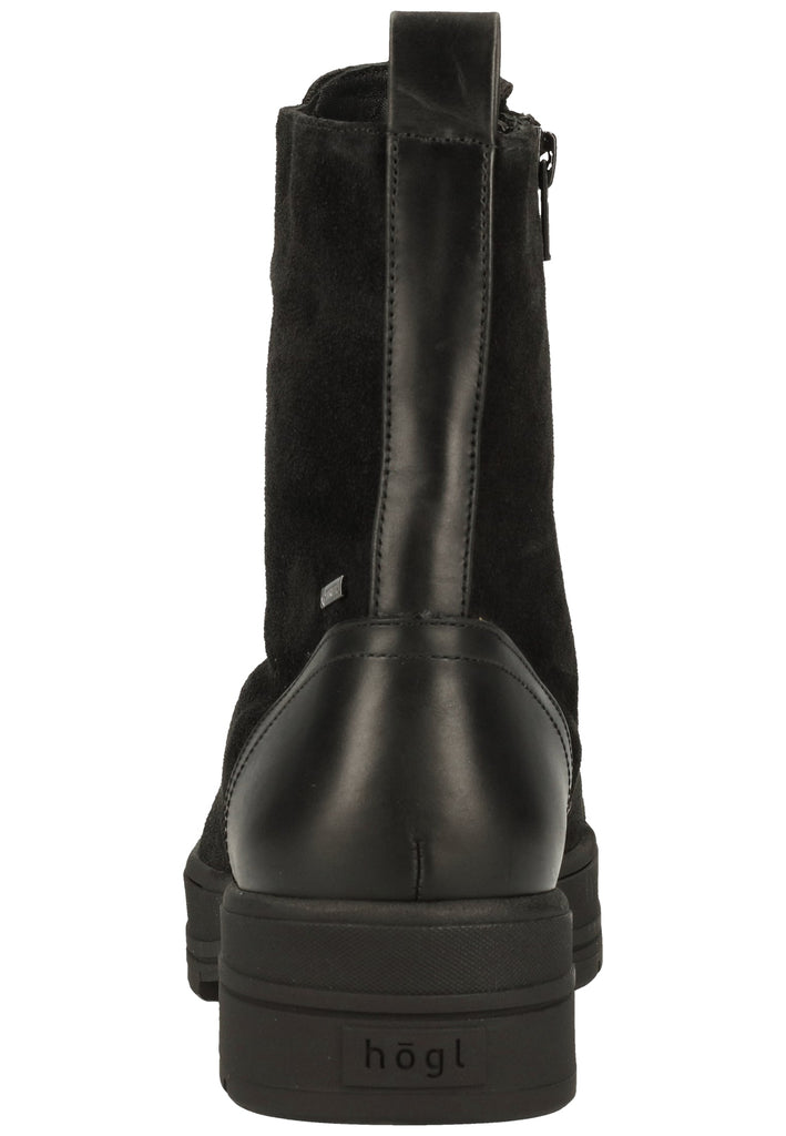 Högl Stiefelette Leder Schwarz Warmfutter - surf4shoes