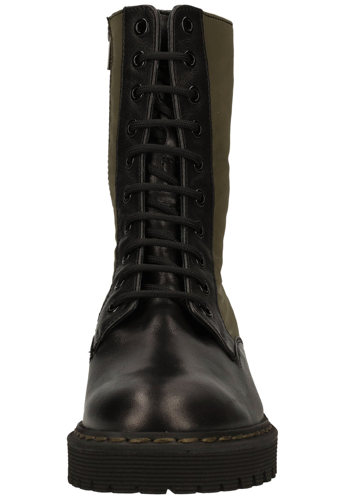 Högl Stiefelette Leder/Nylon Oliv - surf4shoes