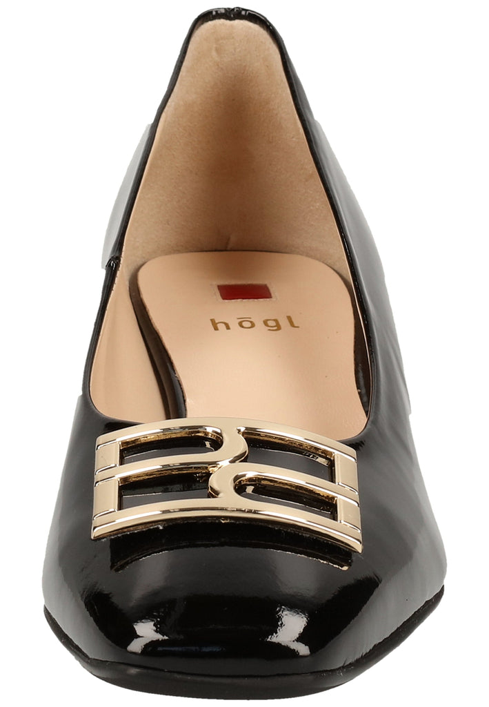 Högl Pumps Leder Schwarz - surf4shoes