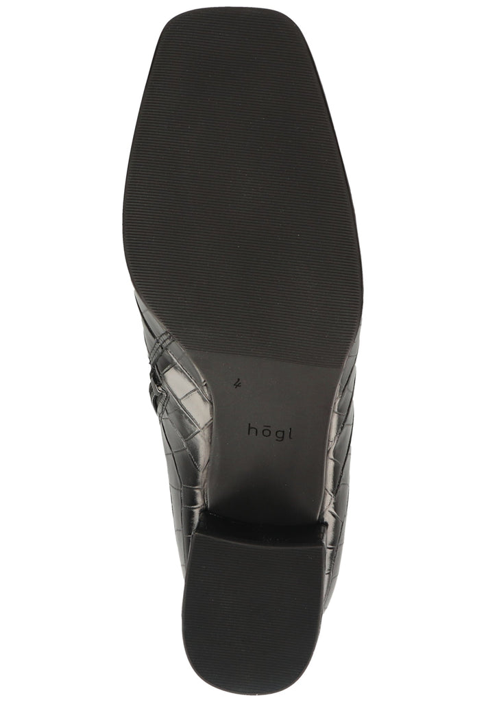 Högl Stiefelette Leder Schwarz - surf4shoes