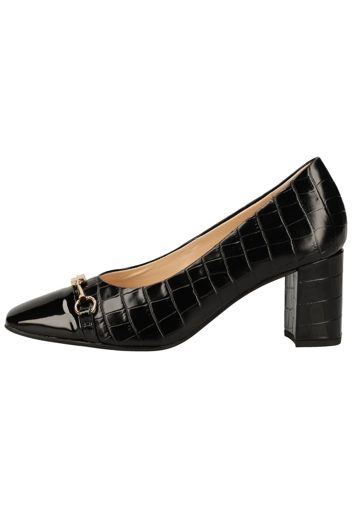 Högl Pumps Leder Schwarz - surf4shoes