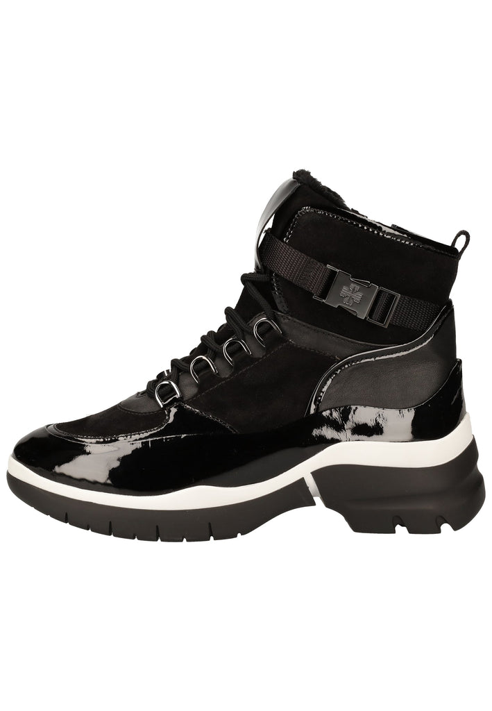 Högl Stiefelette Leder Schwarz Warmfutter - surf4shoes