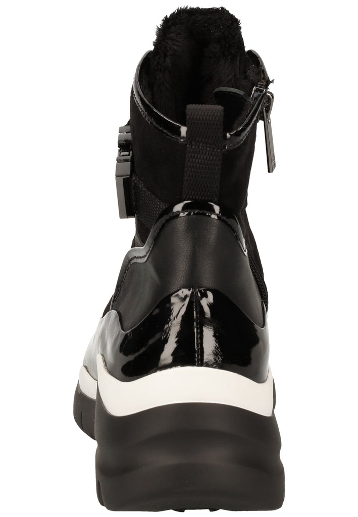 Högl Stiefelette Leder Schwarz Warmfutter - surf4shoes