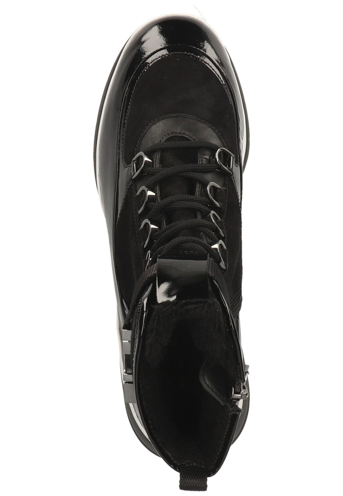 Högl Stiefelette Leder Schwarz Warmfutter - surf4shoes