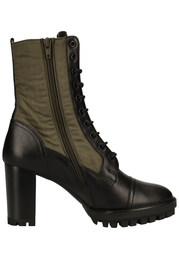 Högl Stiefelette Leder/Textil Oliv - surf4shoes