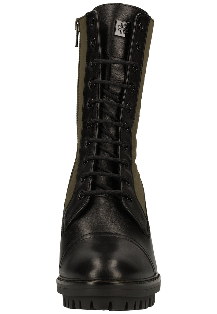 Högl Stiefelette Leder/Textil Oliv - surf4shoes